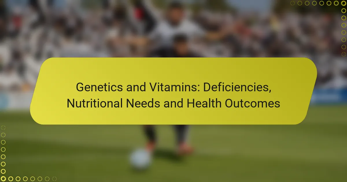 Genetics and Vitamins: Deficiencies, Nutritional Needs and Health Outcomes